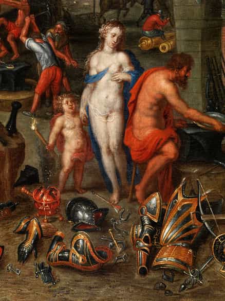 Detailabbildung: Flämischer Maler des 17. Jahrhunderts in der Nachfolge / Umkreis Jan Brueghel d. J., 1601 - 1678 Antwerpen