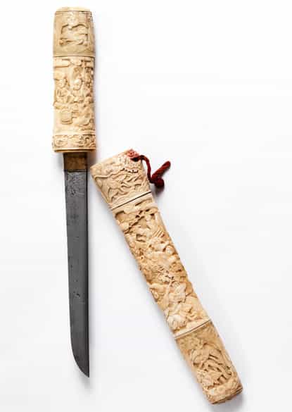 Detailabbildung: Chinesischer Prunkdolch