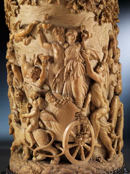 Detailabbildung: Prunkhumpen mit dem Bildthema: TRIUMPHZUG DER CERES