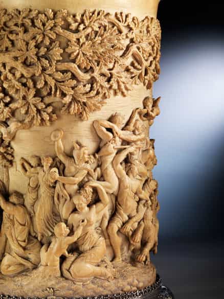 Detailabbildung: Prunkhumpen mit dem Bildthema: TRIUMPHZUG DER CERES