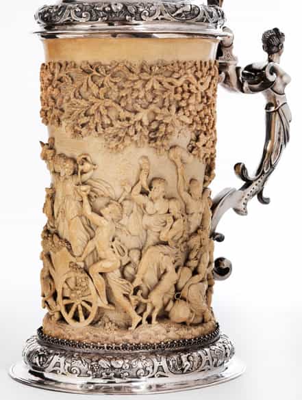 Detailabbildung: Prunkhumpen mit dem Bildthema: TRIUMPHZUG DER CERES