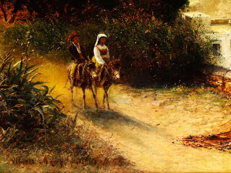 Detailabbildung: Albert Arnz, 1832 Düsseldorf - 1914