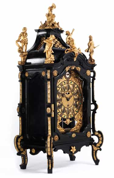 Detailabbildung: Große Bamberger Stockuhr