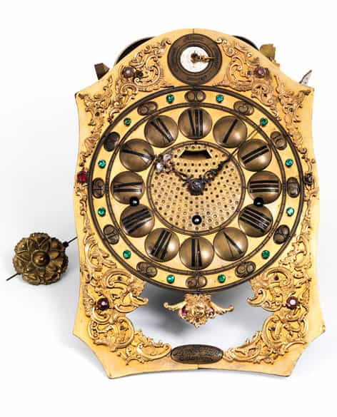 Detailabbildung: Große Bamberger Stockuhr