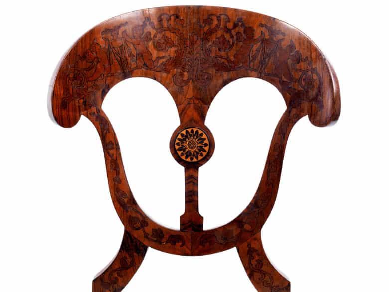 Detailabbildung: Biedermeier-Sitzmöbel-Arrangement