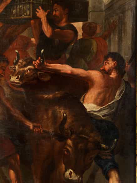 Detailabbildung: Italienisch/ venezianischer Maler des 17. Jahrhunderts in der Stilnachfolge von Tintoretto