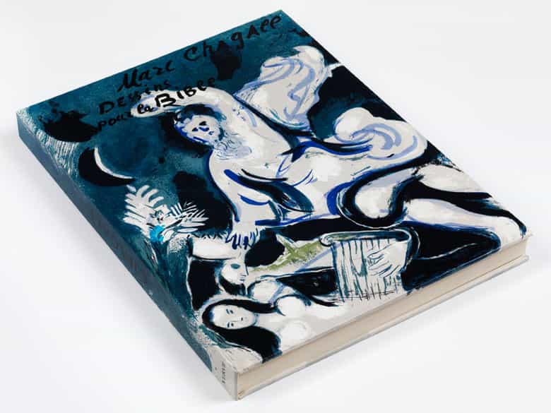 Detailabbildung: Sammlung von acht Büchern (Mappen) mit Originalgrafiken bedeutender Künstler der Moderne