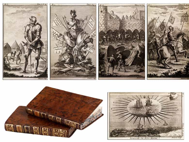 Detailabbildung: Eine dekorative Bibliothek mit mehr als 900 prächtigen Einbänden des 17. und 18. Jahrhunderts A decorative library with more than 900 sumptuously bound books from the 17th and 18th centuries