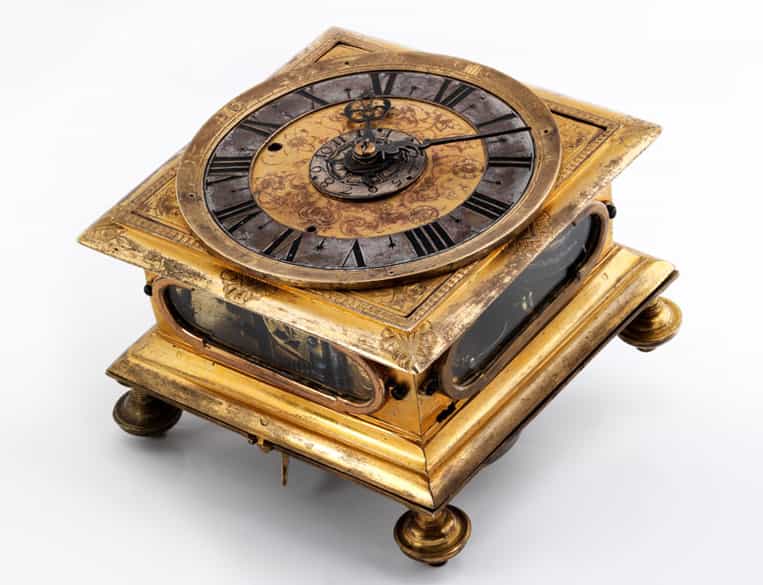 Detailabbildung: Waagrechte Tischuhr, Johann Otto Halleicher, Augsburg