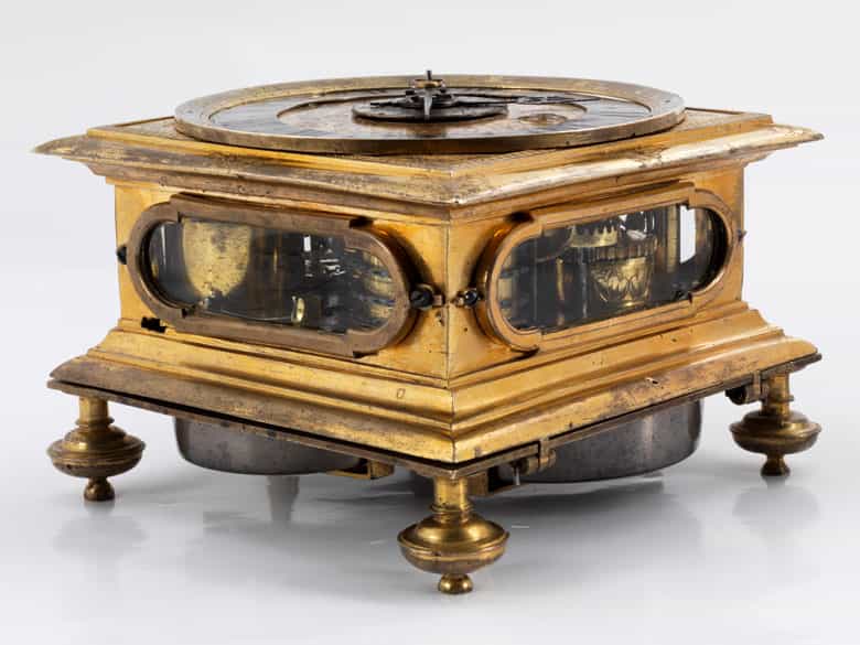 Detailabbildung: Waagrechte Tischuhr, Johann Otto Halleicher, Augsburg