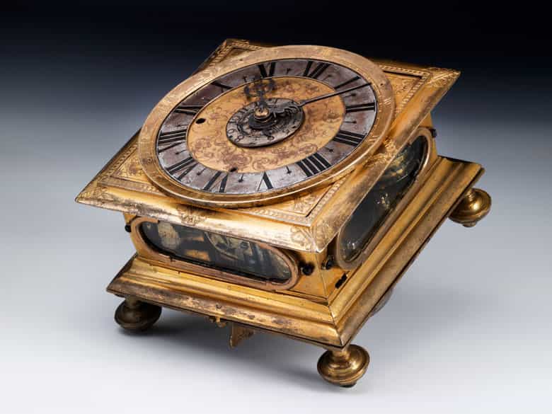Detailabbildung: Waagrechte Tischuhr, Johann Otto Halleicher, Augsburg