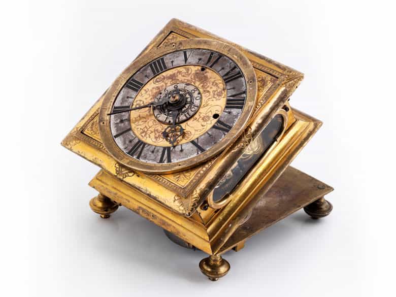 Detailabbildung: Waagrechte Tischuhr, Johann Otto Halleicher, Augsburg