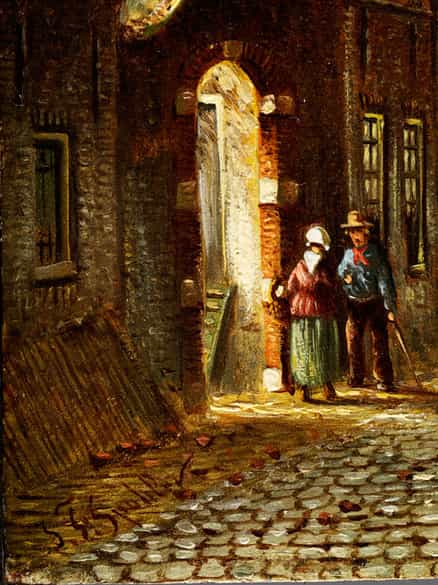 Detailabbildung: Jan Jacob Coenraad Spohler, 1837 Amsterdam - 1923 Amsterdam