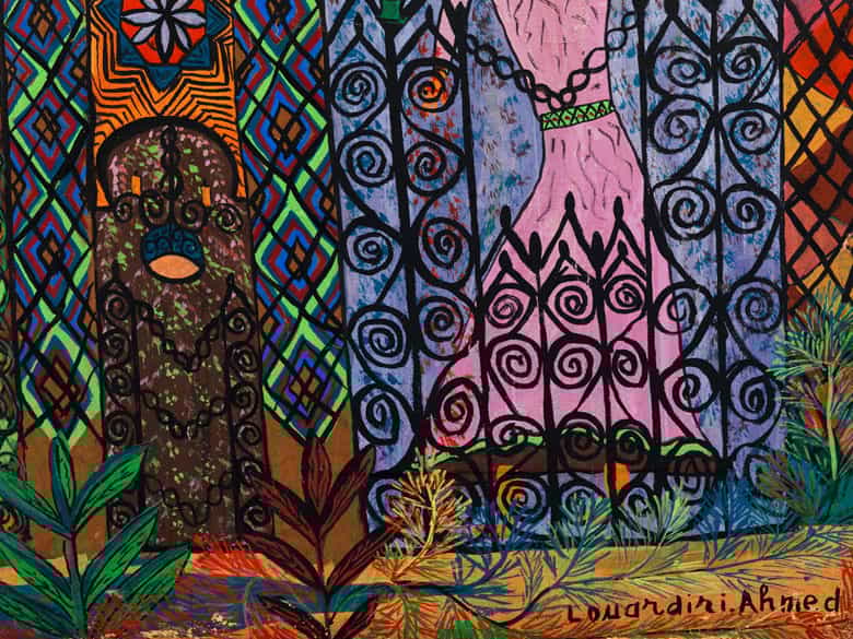 Detailabbildung: Ahmed Louardiri, 1928 - 1974 Orientalischer Künstler der Moderne