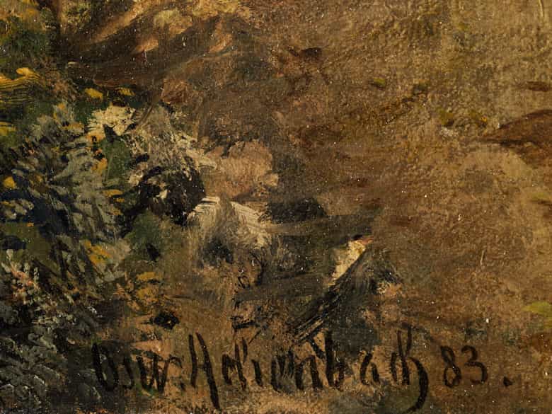 Detailabbildung: Oswald Achenbach, 1827 Düsseldorf - 1905 Düsseldorf