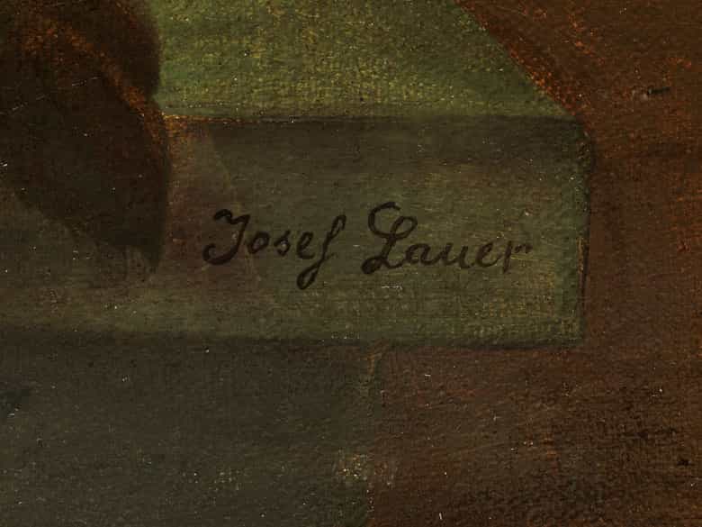 Detailabbildung: Josef Lauer, 1818 Wien - 1881