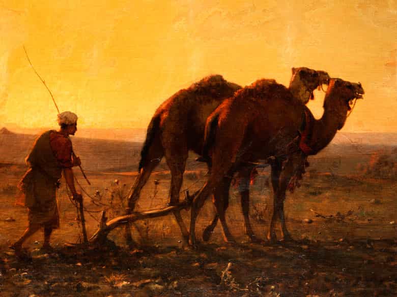Detailabbildung: Gustave Achille Guillaumet, 1840 Paris - 1887 