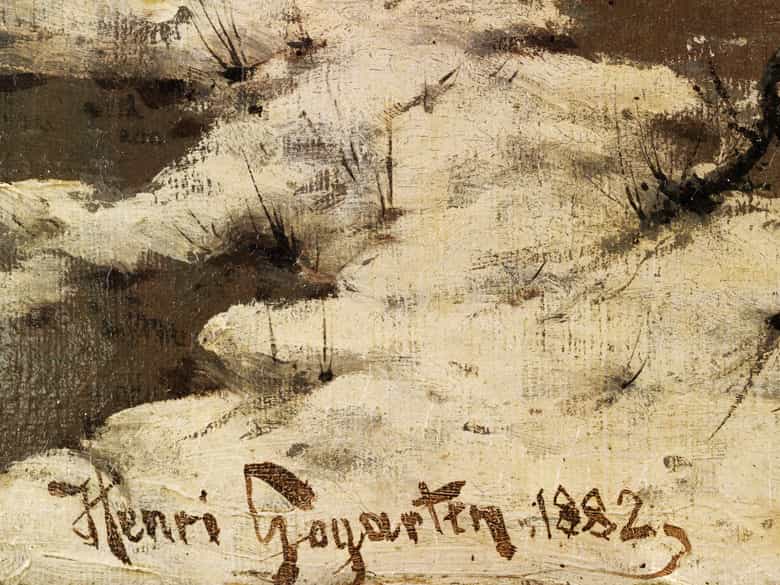 Detailabbildung: Heinrich (Henri) Gogarten, 1850 Linz am Rhein - 1911 München 