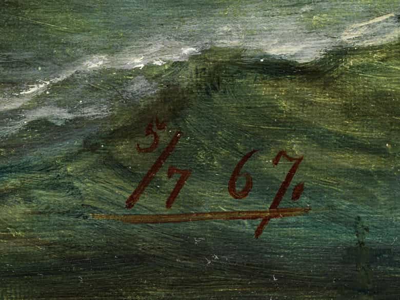 Detailabbildung: Johan Jakob Bennetter, 1822 Christiana - 1904