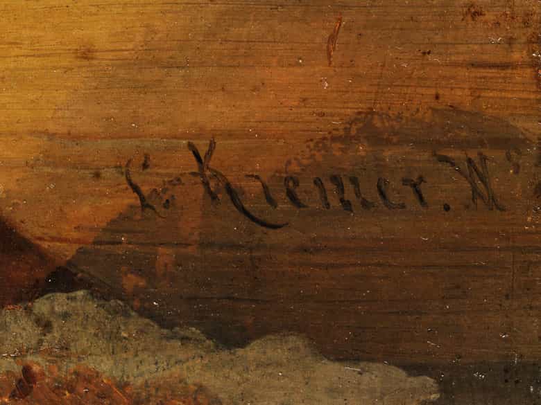 Detailabbildung: Petrus Kremer, 1801 Antwerpen - 1888