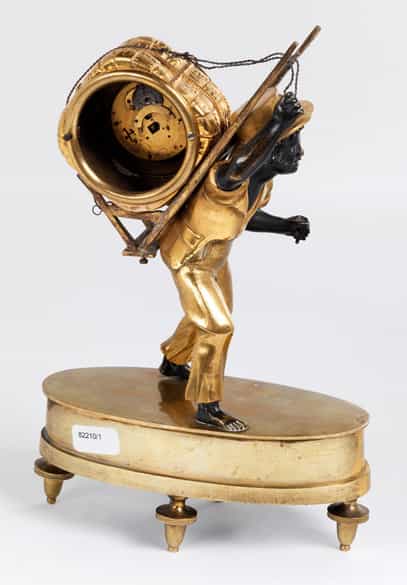 Detailabbildung: Kleine Kaminuhr „Au Nègre 