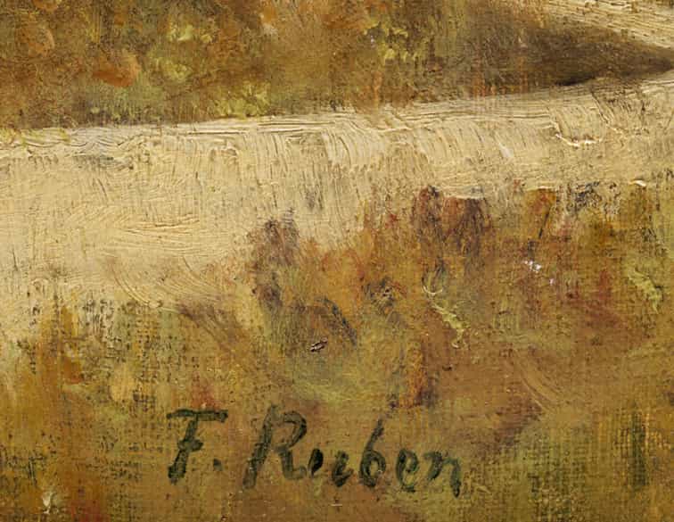 Detailabbildung: Franz Leo Ruben, 1842 Prag - 1920 München