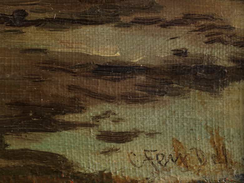 Detailabbildung: Carl Fey, 1867 Düsseldorf