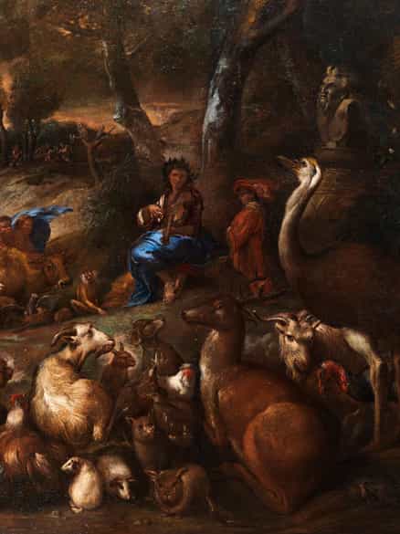 Detailabbildung: Giovanni-Benedetto Castiglione, genannt Il Grechetto oder Il Benedetto, Genua 1616 - Mantua 1670