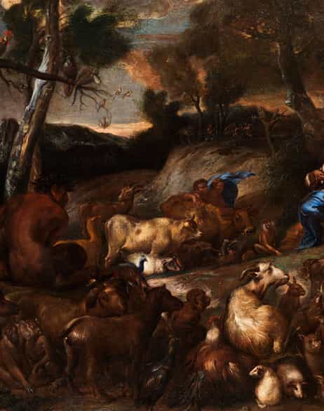 Detailabbildung: Giovanni-Benedetto Castiglione, genannt Il Grechetto oder Il Benedetto, Genua 1616 - Mantua 1670