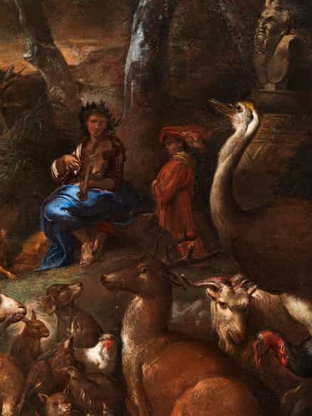 Detailabbildung: Giovanni-Benedetto Castiglione, genannt Il Grechetto oder Il Benedetto, Genua 1616 - Mantua 1670