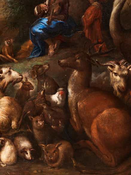 Detailabbildung: Giovanni-Benedetto Castiglione, genannt Il Grechetto oder Il Benedetto, Genua 1616 - Mantua 1670