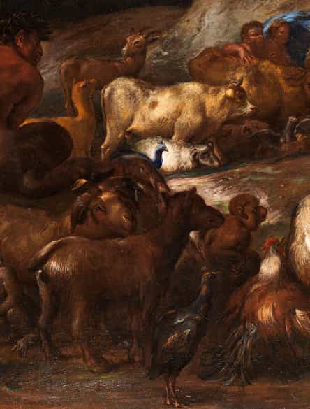 Detailabbildung: Giovanni-Benedetto Castiglione, genannt Il Grechetto oder Il Benedetto, Genua 1616 - Mantua 1670