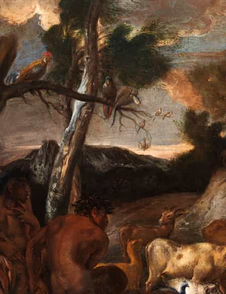 Detailabbildung: Giovanni-Benedetto Castiglione, genannt Il Grechetto oder Il Benedetto, Genua 1616 - Mantua 1670