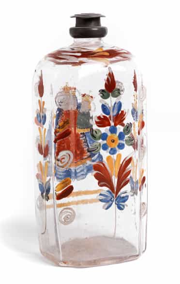 Detailabbildung: Alpenländische Schnapsflasche