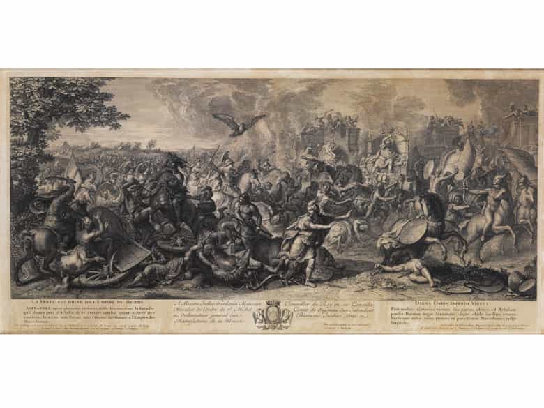 Detailabbildung: Satz von sechs Stichen