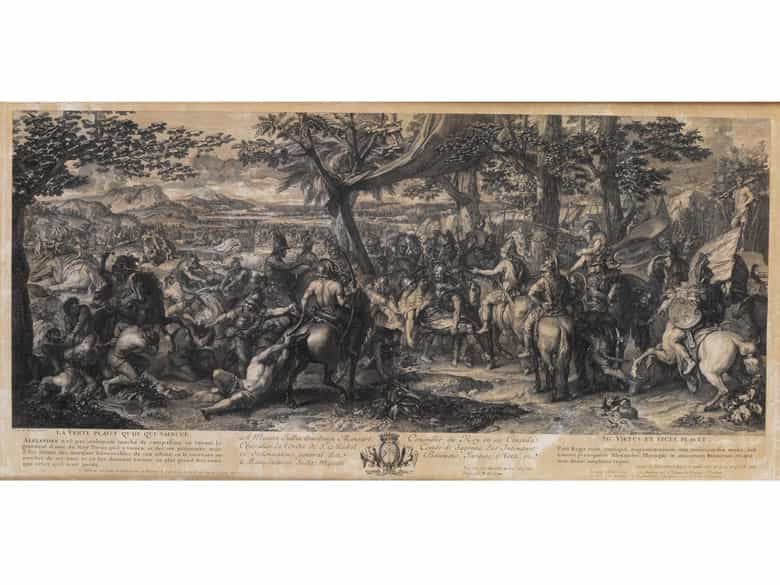 Detailabbildung: Satz von sechs Stichen