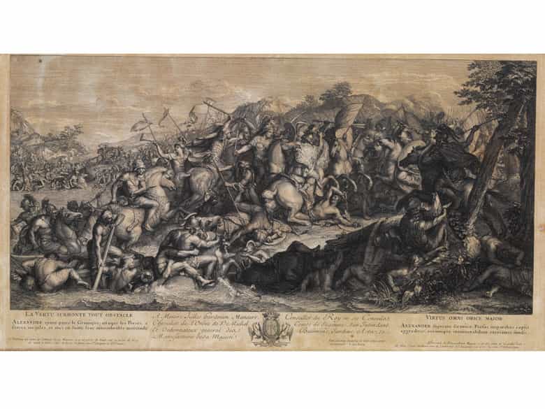 Detailabbildung: Satz von sechs Stichen