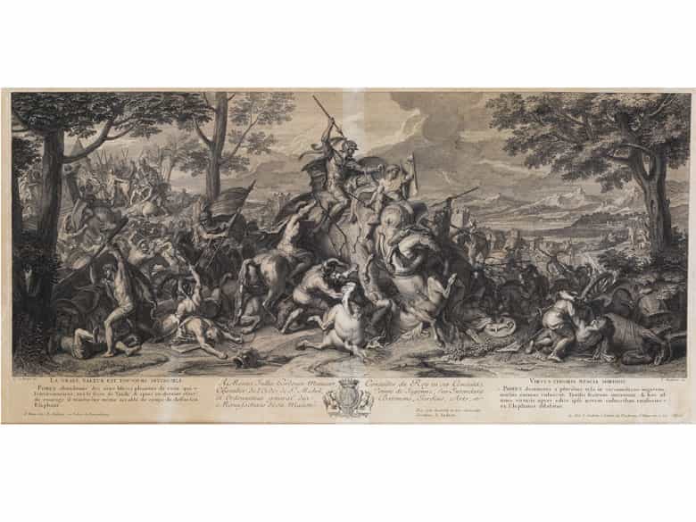 Detailabbildung: Satz von sechs Stichen