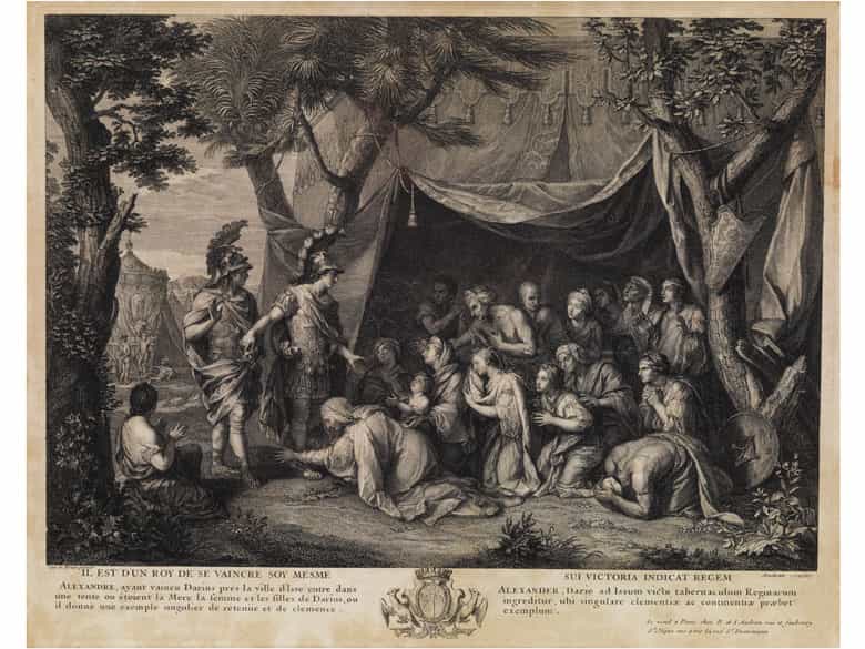 Detailabbildung: Satz von sechs Stichen