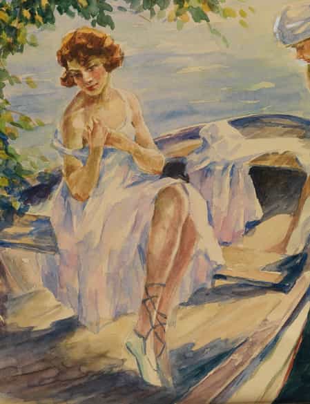 Detailabbildung: Edward Alfred Cucuel, 1879 San Francisco - 1954 Pasadena 