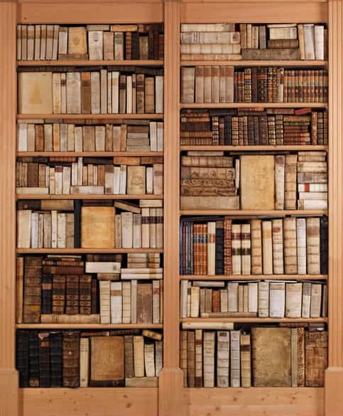 Detailabbildung: Dekorative Bibliothek mit 603 Bänden