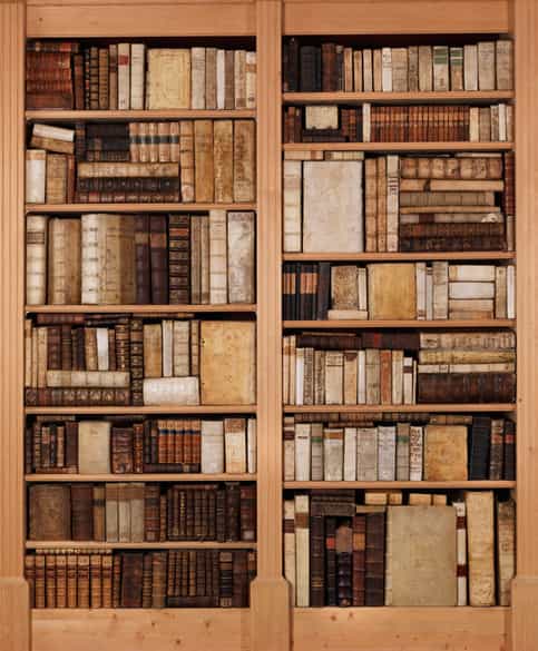 Detailabbildung: Dekorative Bibliothek mit 603 Bänden