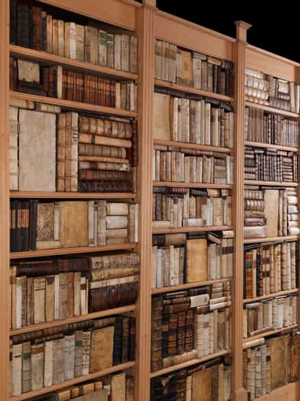 Detailabbildung: Dekorative Bibliothek mit 603 Bänden