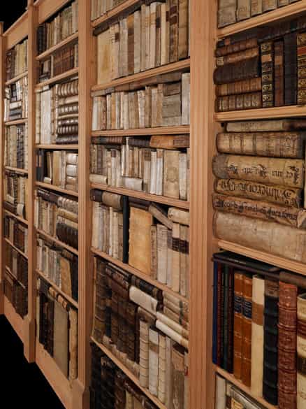 Detailabbildung: Dekorative Bibliothek mit 603 Bänden