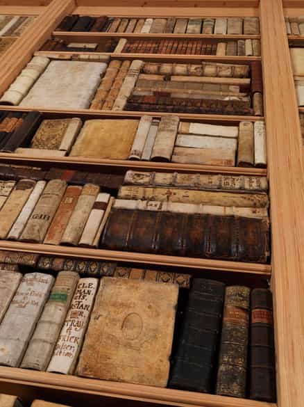 Detailabbildung: Dekorative Bibliothek mit 603 Bänden