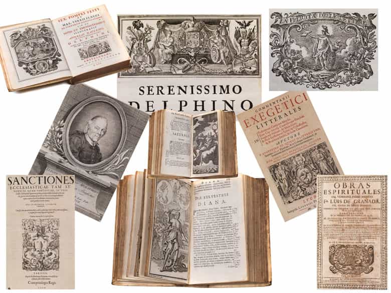 Detailabbildung: Dekorative Bibliothek mit 603 Bänden