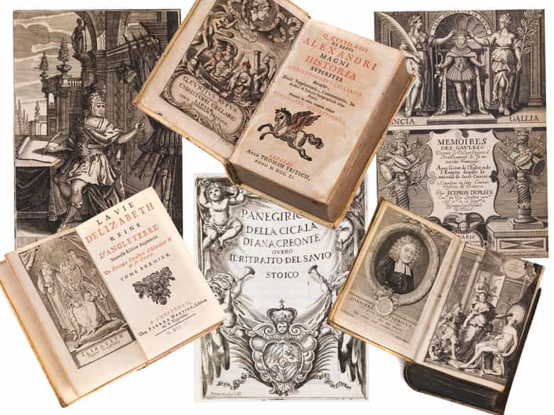 Detailabbildung: Dekorative Bibliothek mit 603 Bänden
