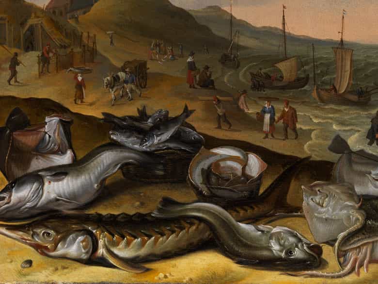 Detailabbildung: Adam Willaerts, 1577 Antwerpen - 1664 Utrecht, und Willem Ormea, 1611 - 1665, zug.
