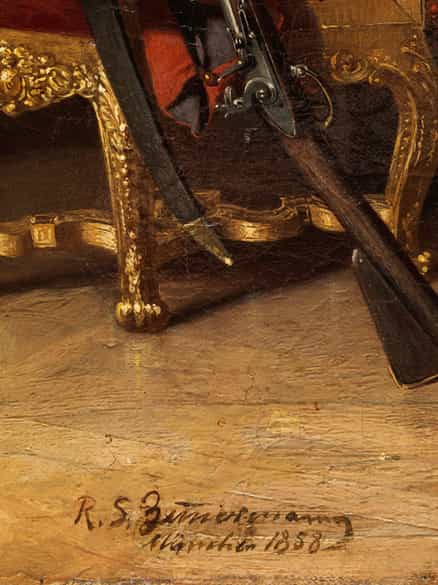 Detailabbildung: Reinhard Sebastian Zimmermann, 1815 Hagnau am Bodensee - 1893 München