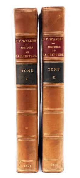 Detailabbildung: Zwei Bände: Gustav Friedrich Waagen